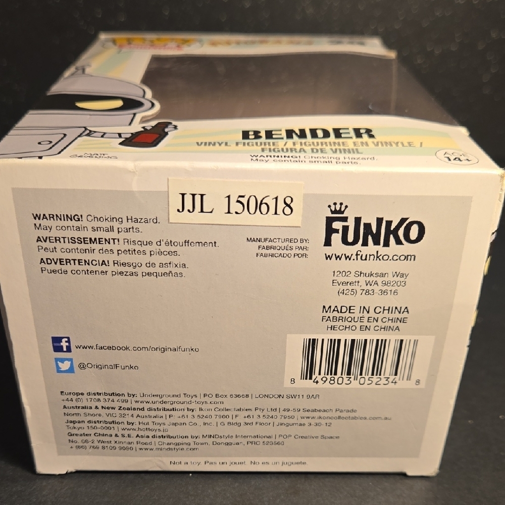 Funko Futurama Bender Vinyl Figure #29 - Picture 6 of 11